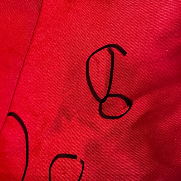 Sherri Hill 51671 Strapless High Slit Formal Dress Red - Picture 13 of 17